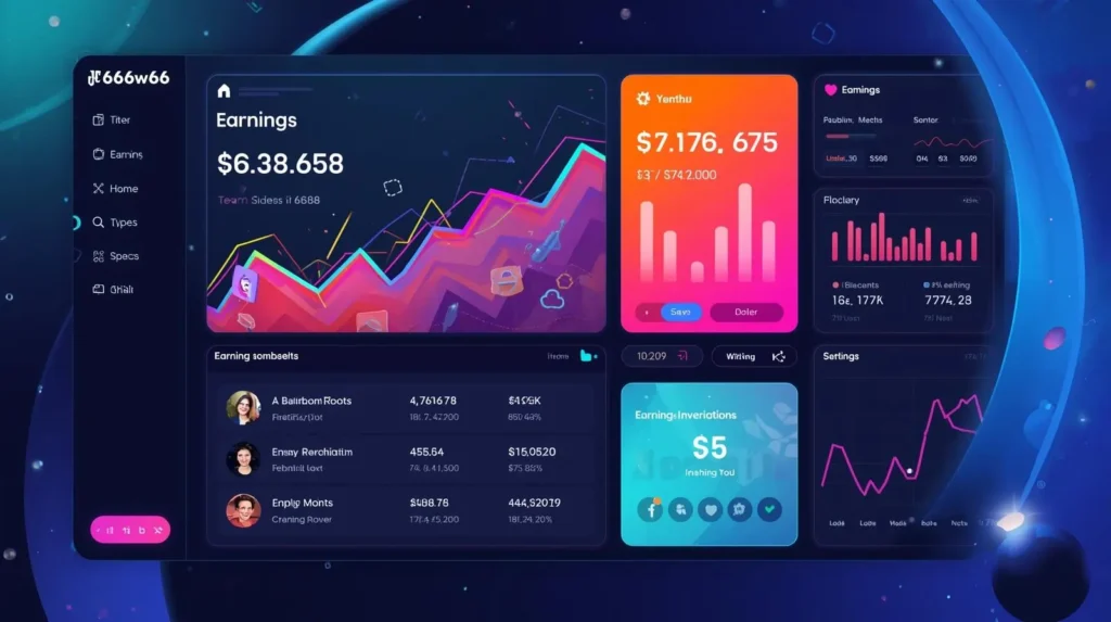 Mobile screen showing bright earning game with PKR and payment icons