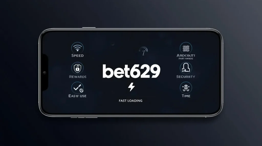 Mobile screen with simple feature icons