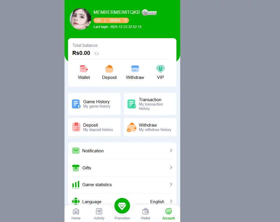 mobile gaming app features with smooth gameplay and secure system