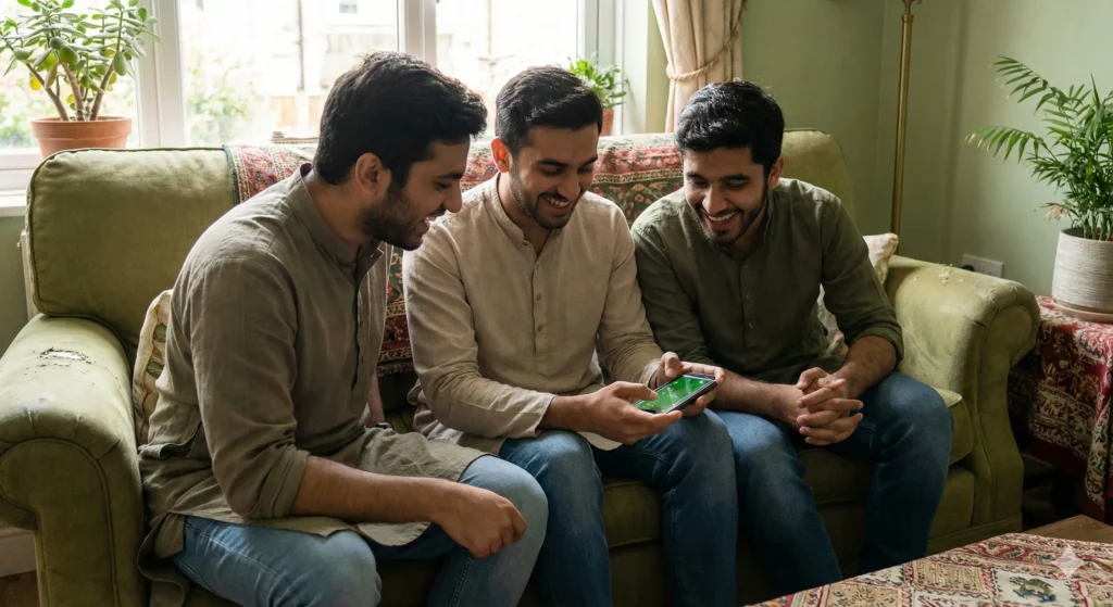 Pakistani players enjoying simple mobile gaming
