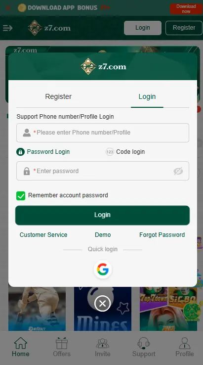 Z7 Game Download and Register Guide