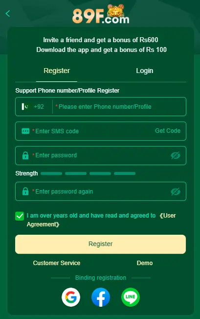 how to register on gaming