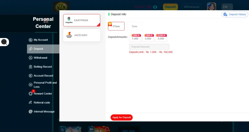 instant cash withdrawal app