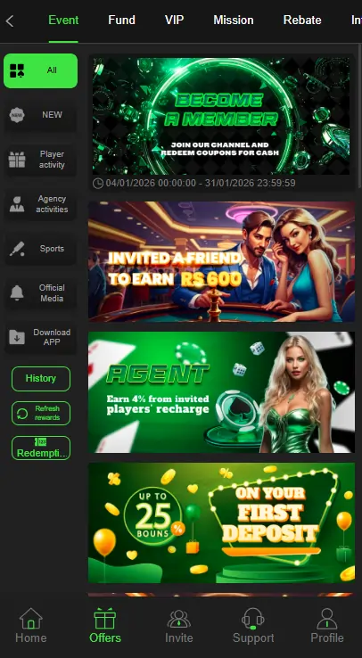 FunUp777 Game withdrawal system