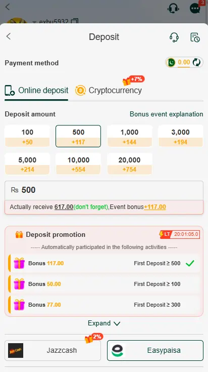 JazzCash EasyPaisa withdrawal methods