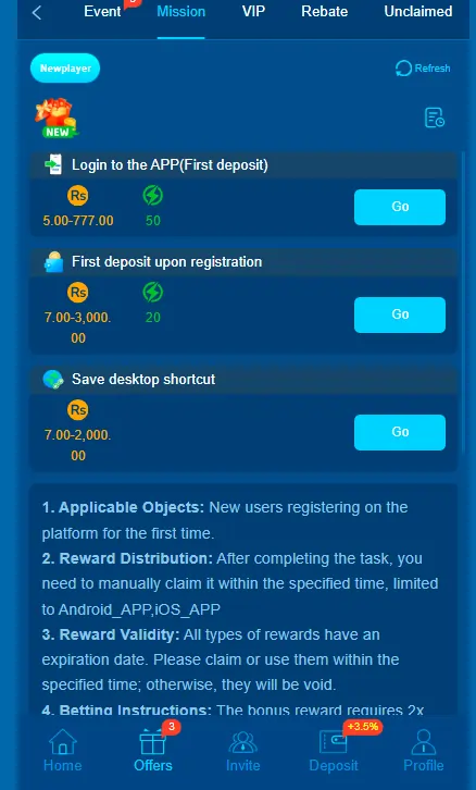 daily login bonus rewards