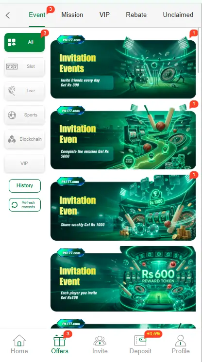 Pk177 Game bonus rewards