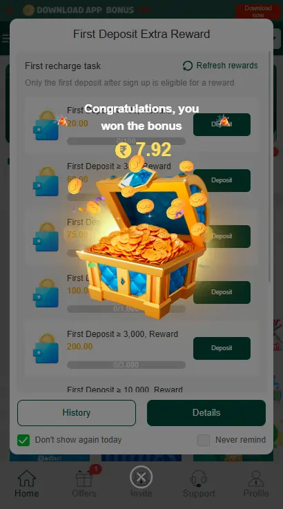 Z7 Game Welcome Bonus and Rewards