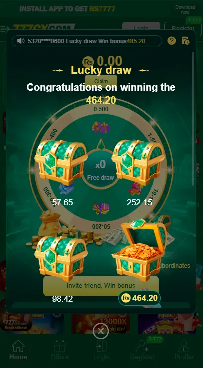 Daily Bonus Rewards 777CX