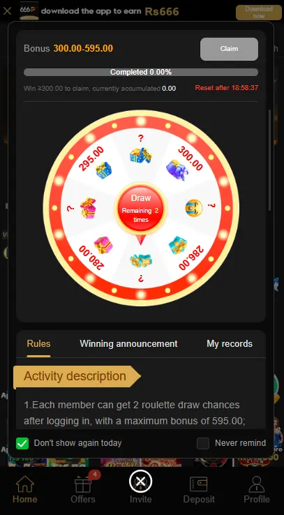 Gaming bonuses rewards daily promotions