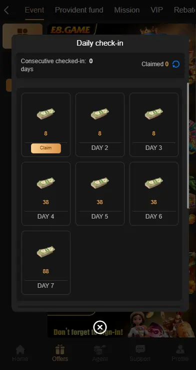 Welcome bonus for new players