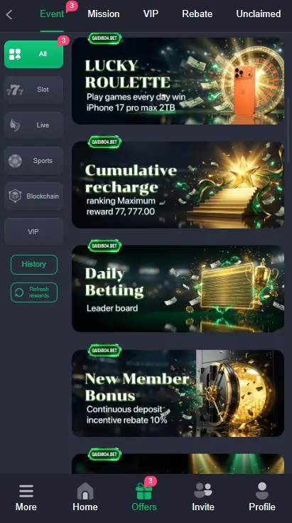 VIP Rewards in Qaidi804