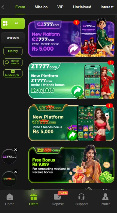 ZS999 Game Tournament Prize Pool