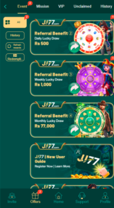 Play JJ77 Game – Download, Register and Earn Real Cash Day 5