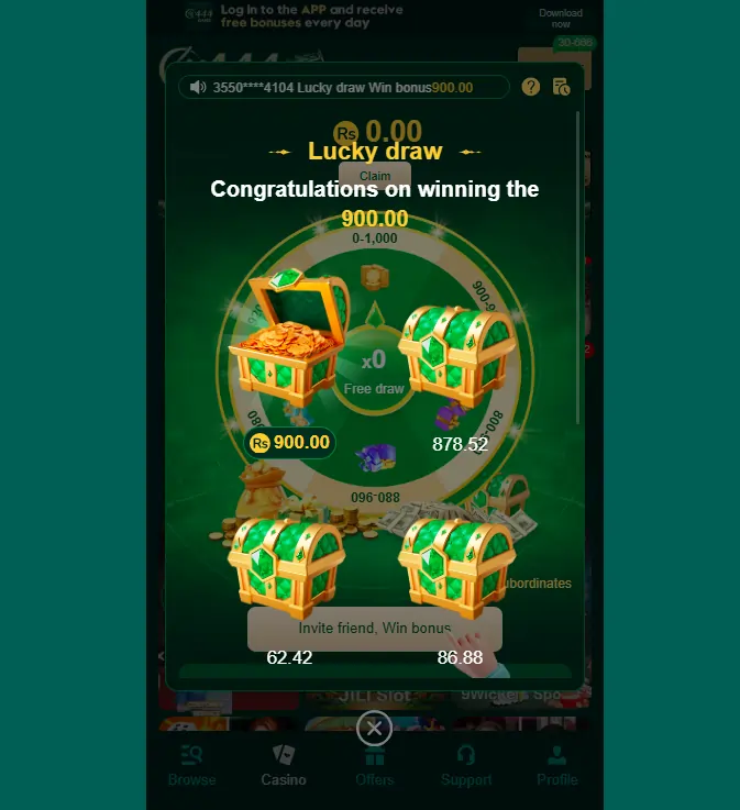 bonuses in ck44 game