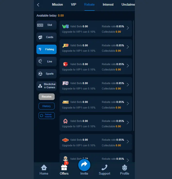 Games list in 3rr game
