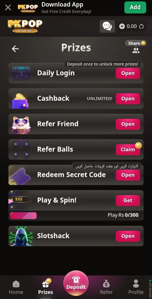 casino bonus rewards app