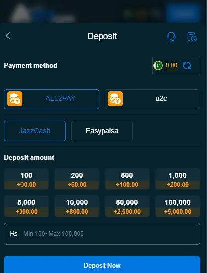 Payment withdrawal methods options