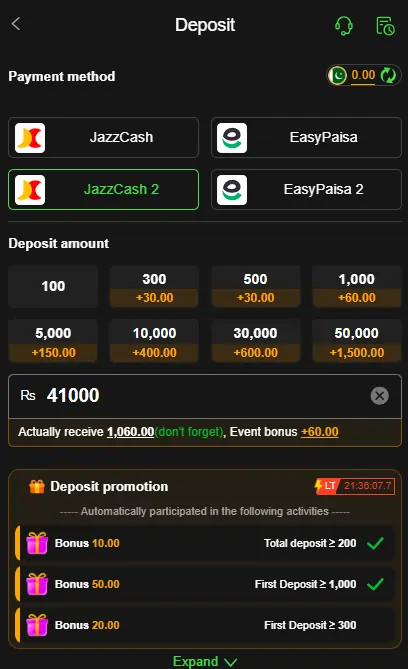 JazzCash EasyPaisa withdrawal