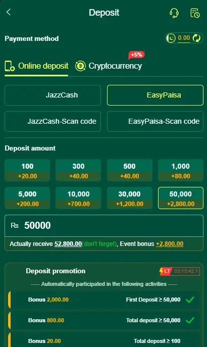 JazzCash EasyPaisa withdrawal