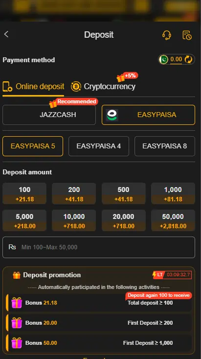 Fast payment methods in Pakistan