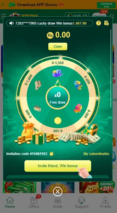 Bonus promotion offers