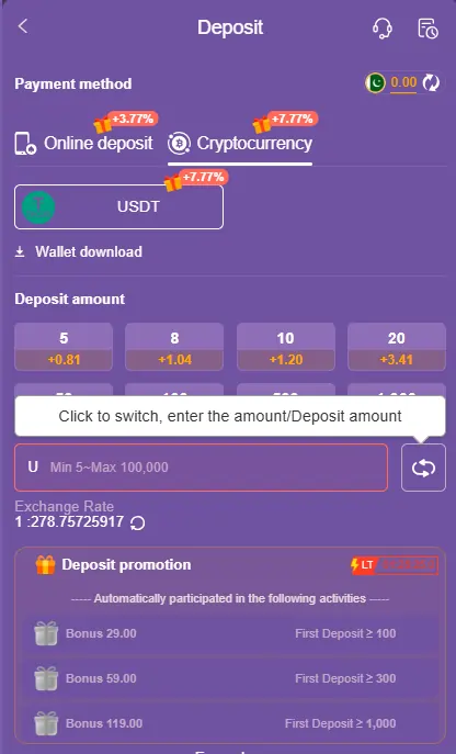 deposit withdraw JazzCash EasyPaisa