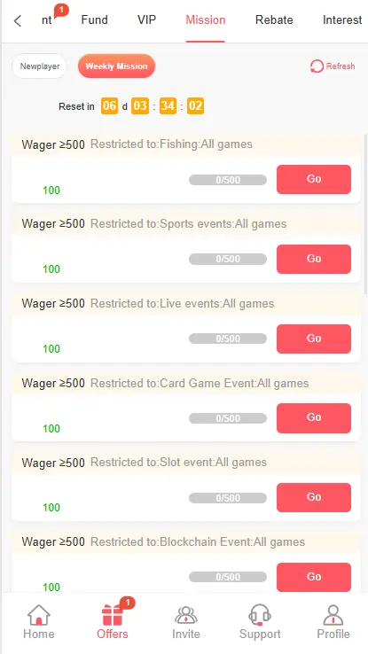 casino bonus rewards offers