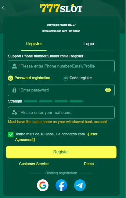 download 777slot apk steps