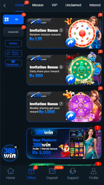 Lucky97 Game Bonuses Rewards Promotions