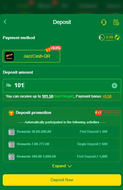 877Bet Game Deposit Withdraw Details
