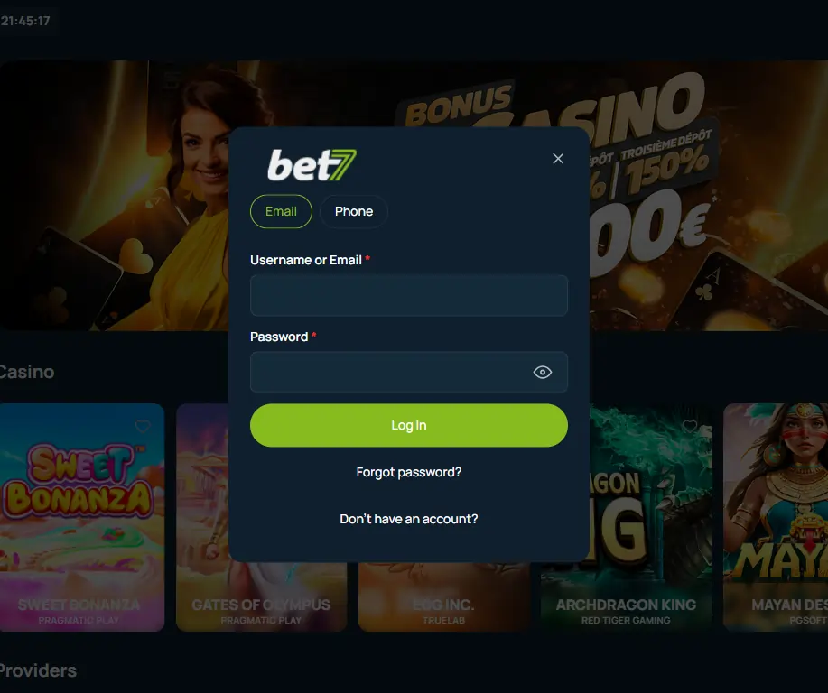 Bet7 Game Download and Login Guide
