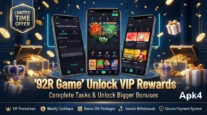 92R Game APK Download 2026 | Real Earning Game With Free bonuses 4