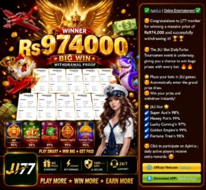 JJ77 Game APK Download 2026 – Earn Real Cash Pakistan 5