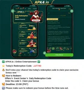 JJ77 Game APK Download 2026 – Earn Real Cash Pakistan 9
