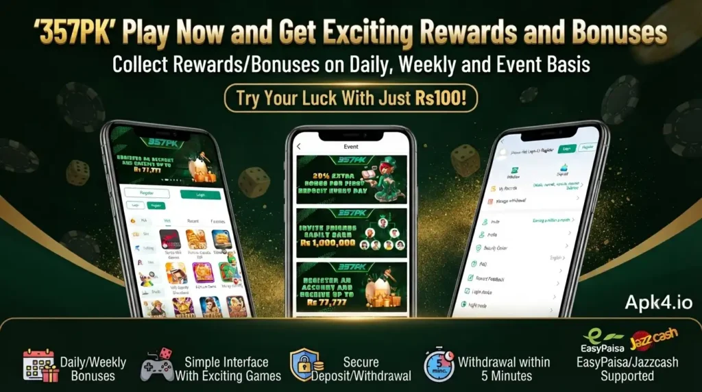 357Pk Game Rewards